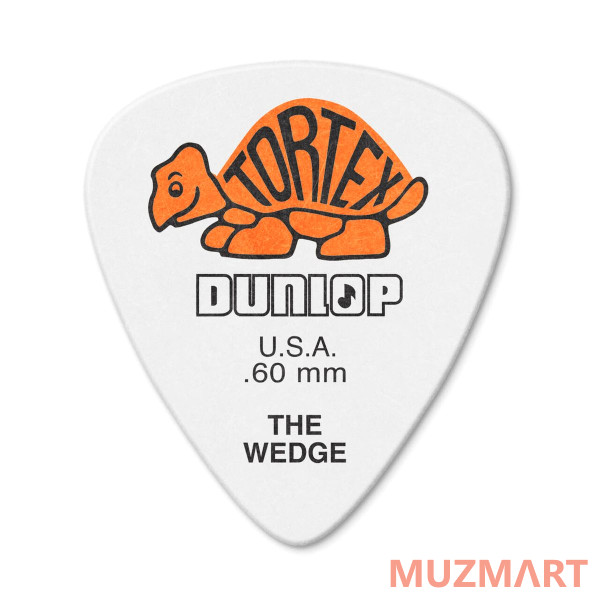 Dunlop 424P060 Tortex Wedge 12Pack Медиаторы