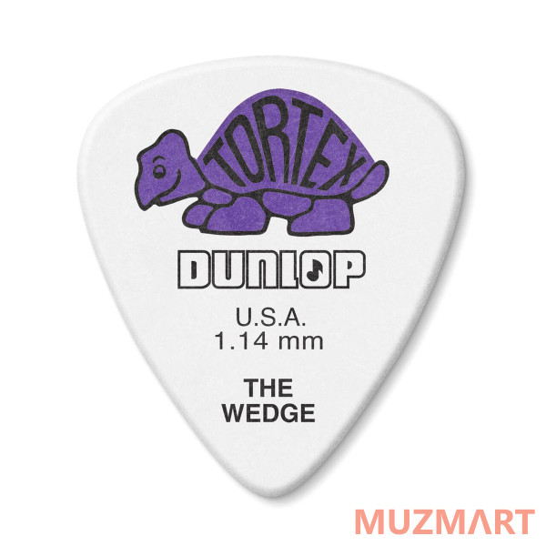 Dunlop 424P114 Tortex Wedge 12Pack Медиаторы