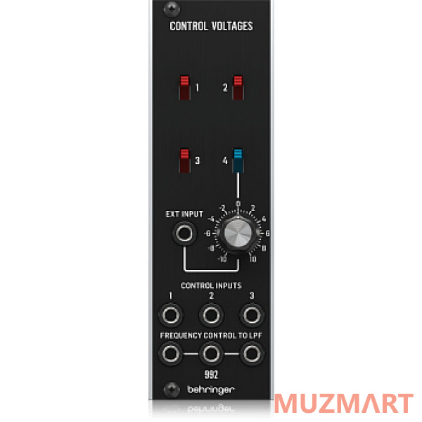 Behringer 992 CONTROL VOLTAGES модуль синтезатора: модуль CV-маршрутизации, 3 входа, 3 выхода, аттенюатор, формат Eusorack