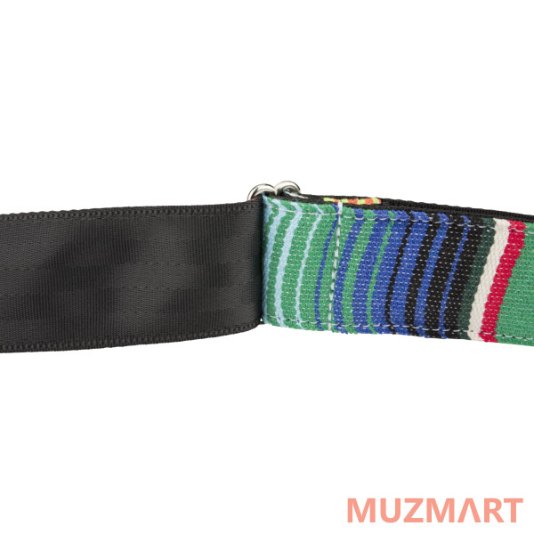 Fender 2 Serape Strap Green Multi Гитарный ремень