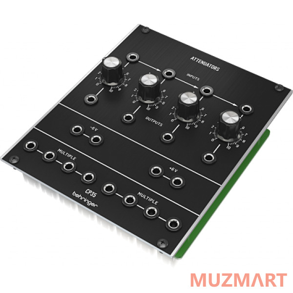 Behringer CP35 ATTENUATORS модуль синтезатора: 4-канальный пассивный аттенюатор, входы -6дБ и +6дБ, формат Eurorack