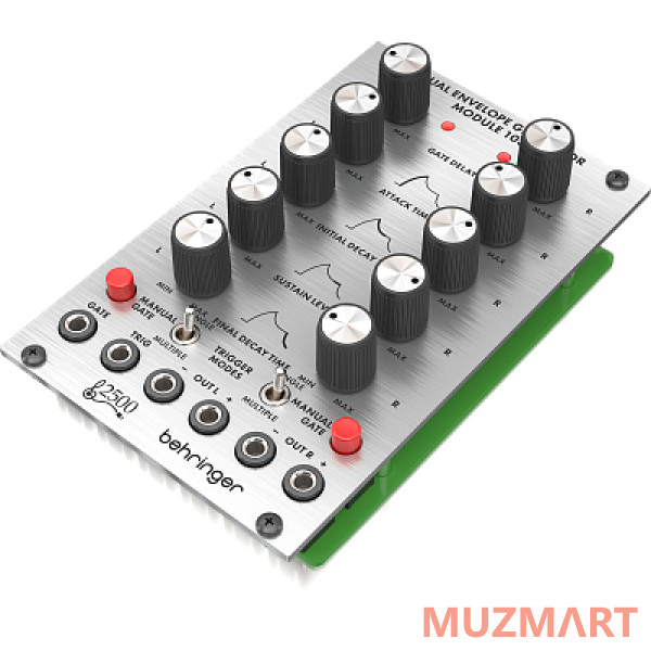 Behringer DUAL ENVELOPE GENERATOR MODULE двойной модуль синтезатора: аналоговый генератор огибающей Series 2500, формат Eurorack
