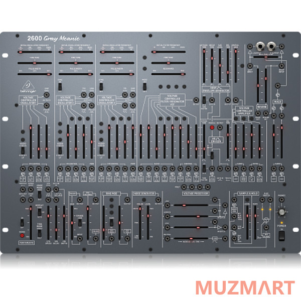 Behringer 2600 GRAY MEANIE Аналоговый полумодульный синтезатор