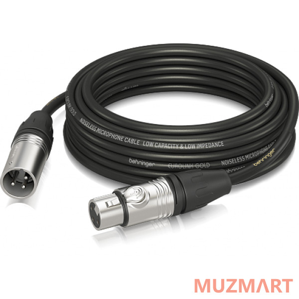 Behringer GMC-1000 микрофонный кабель XLR female—XLR male, 10 м.