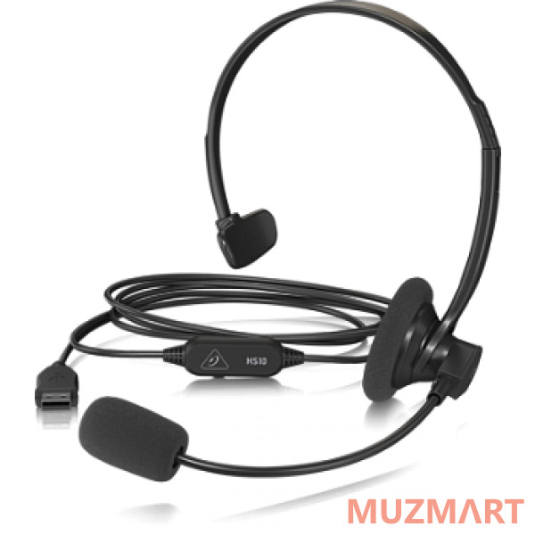Behringer HS10 USB-гарнитура с моно наушником и микрофоном