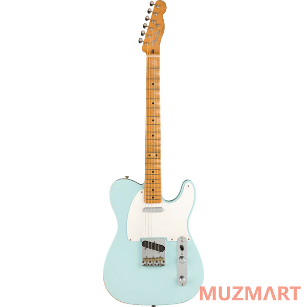 Fender VINTERA `50S TELECASTER ROADWORN MN Sonic Blue Электрогитара