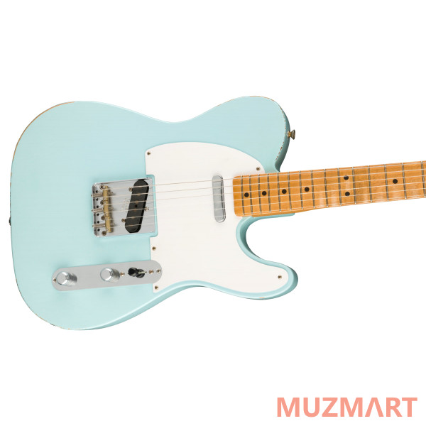 Fender VINTERA `50S TELECASTER ROADWORN MN Sonic Blue Электрогитара