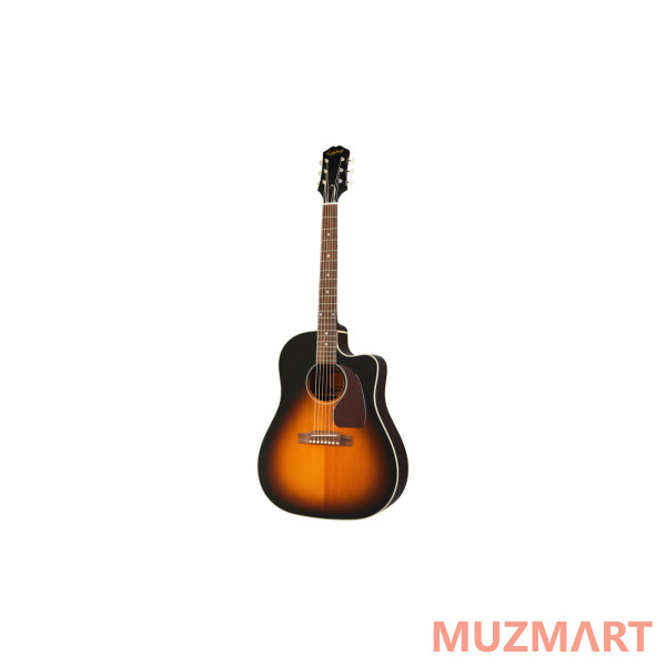 Epiphone J-45 EC Aged Vintage Sunburst Электроакустическая гитара