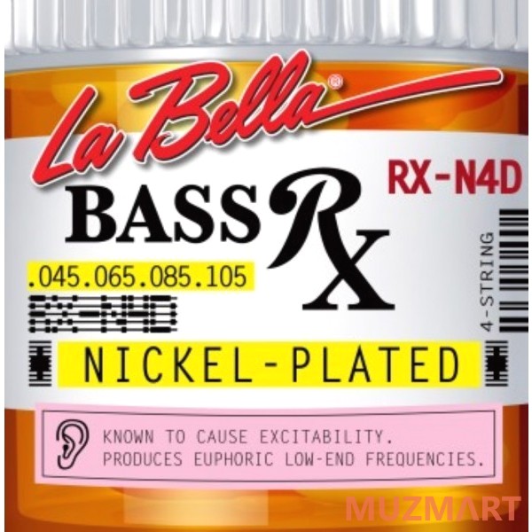 La Bella RX-N4D Струны для бас гитары
