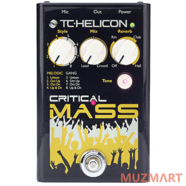 TC Helicon CRITICAL MASS Педаль эффектов октавер