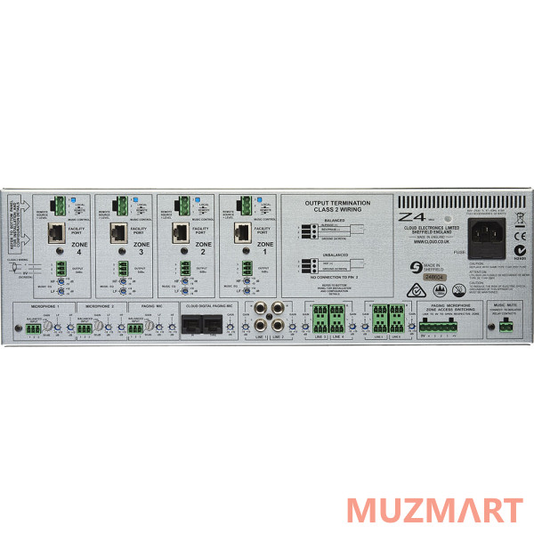 Cloud Electronics Z4MK4 4-зонный моно микшер