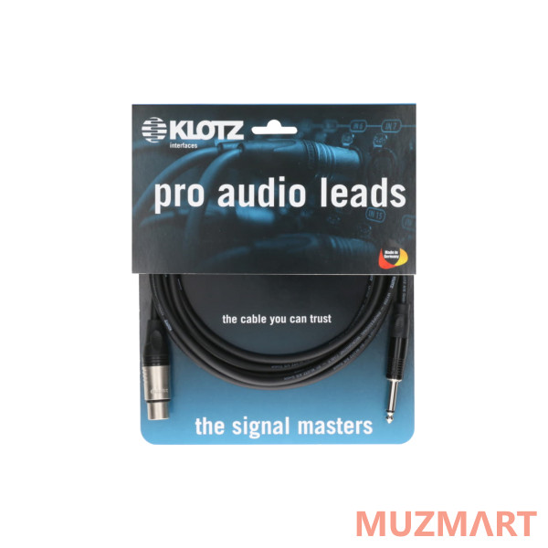 Klotz M1FP1K0100 Микрофонный кабель, длина 1м.