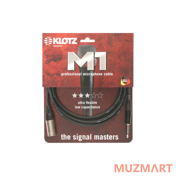 Klotz M1MP1K0100 Микрофонный кабель, длина 1м.