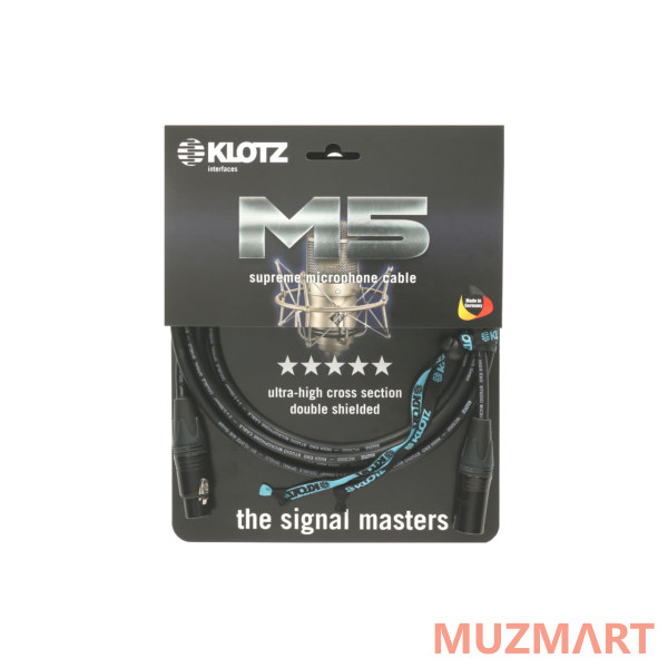 Klotz M5FM05 микрофонный кабель, 5 метров