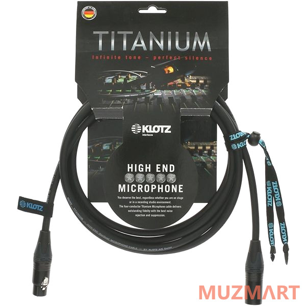 Klotz TITANIUM StarQuad TI-M0500 Микрофонный кабель, 5 м.