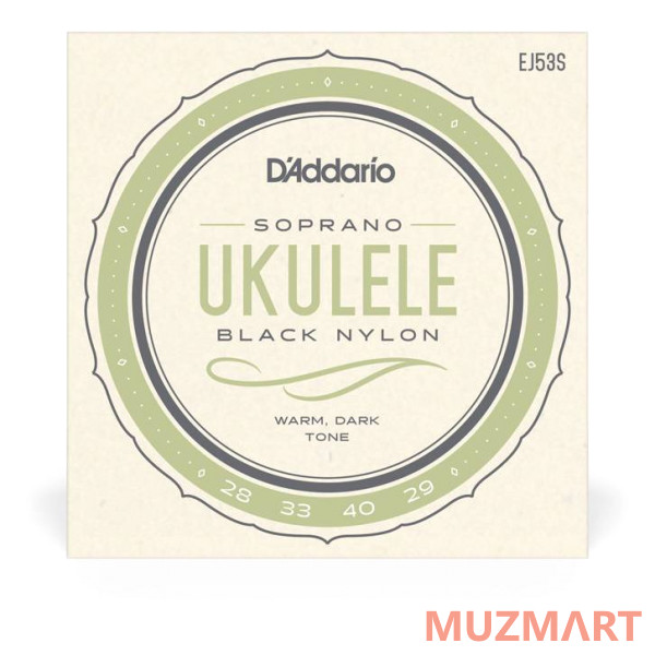 D'Addario EJ53S Комплект струн для укулеле сопрано