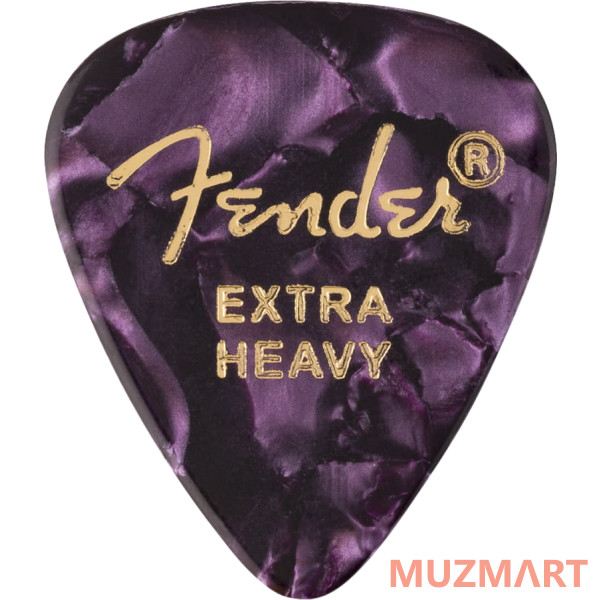 Fender 351 Shape Premium Picks Extra Heavy Purple Moto 12 шт. Набор медиаторов