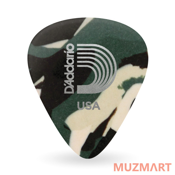 Planet Waves 1CCF6-10 10 PICK CELLULOID CAMO HEAVY Набор медиаторов 10 шт.