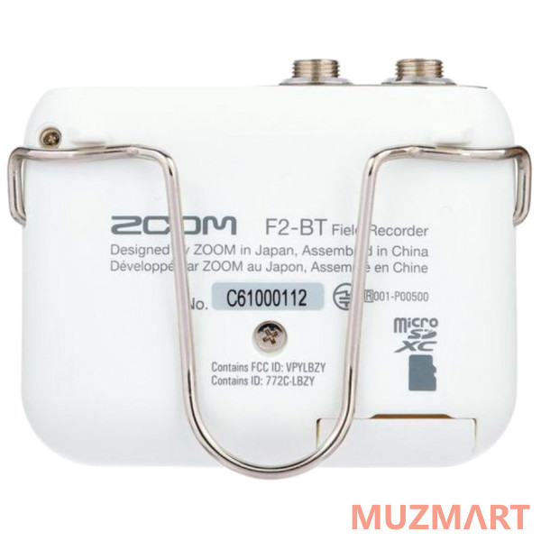 Zoom F2-BT/W Полевой стереорекордер, Bluetooth, белый