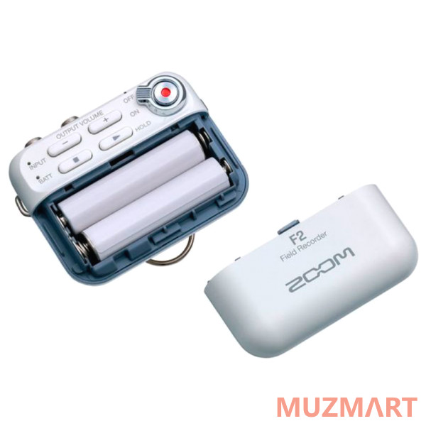 Zoom F2/W Полевой стереорекордер, белый цвет