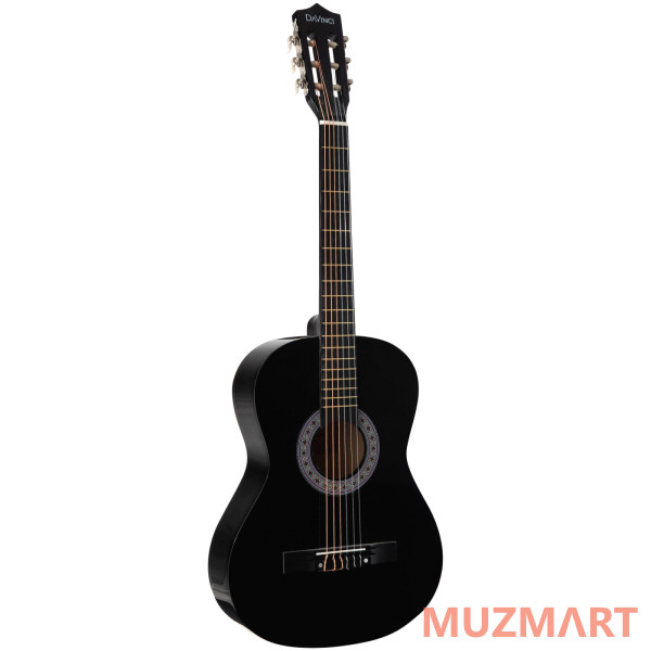 Davinci DC-50A BK + Bag Гитара классическая 7/8 с чехлом
