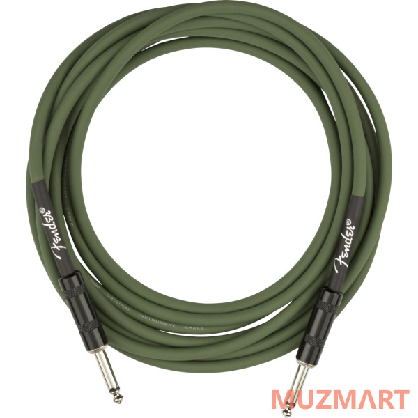 Fender Strummer Pro 13' Instrument Cable Drab Green Гитарный кабель