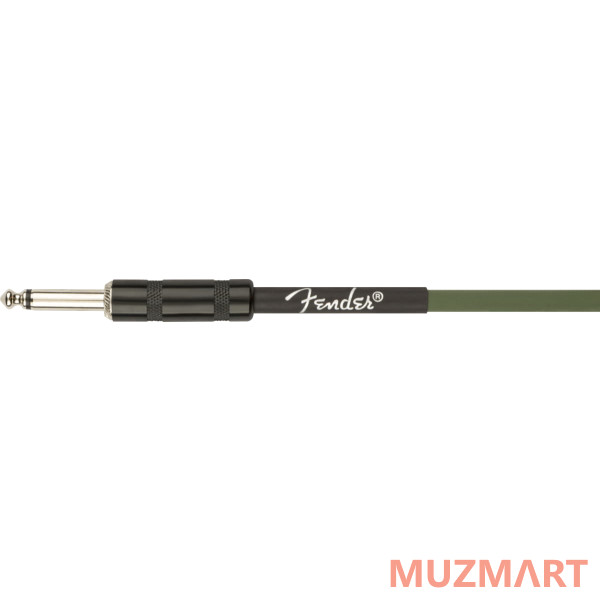 Fender Strummer Pro 13' Instrument Cable Drab Green Гитарный кабель
