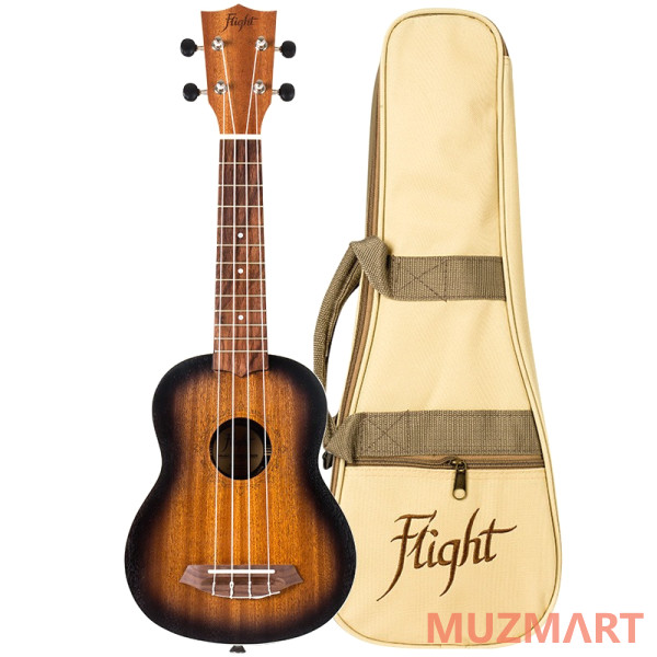 Flight NUS380 AMBER dPACK 1 Комплект: укулеле сопрано