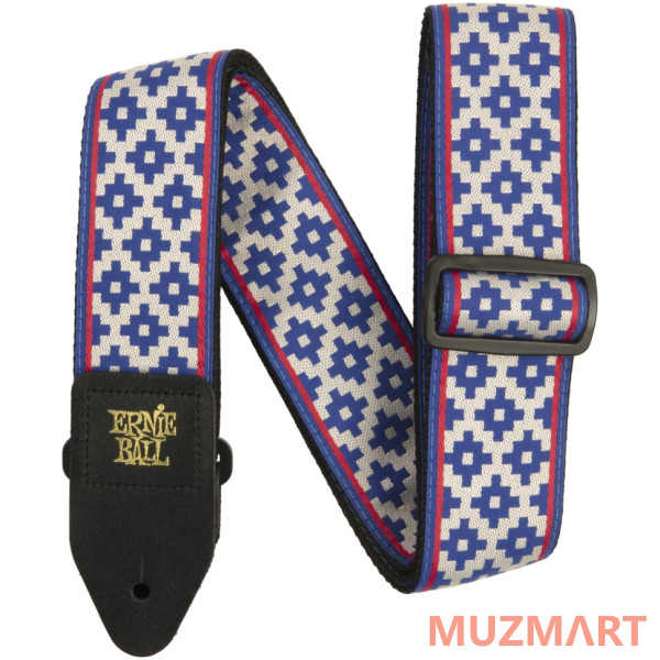 Ernie Ball 5336 Blue Crux Jacquard Гитарный ремень
