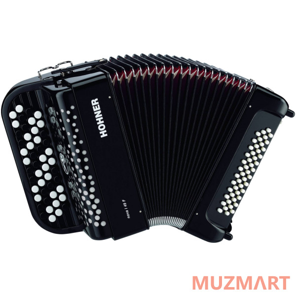 Hohner Nova I 49 F (A4246) black Кнопочный аккордеон