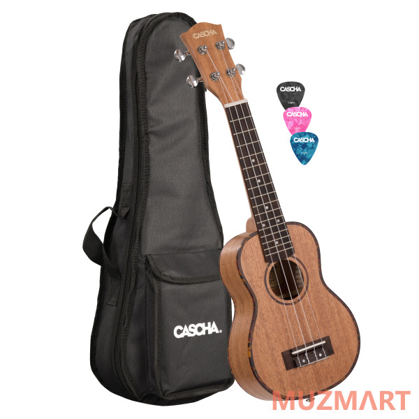 Cascha HH-2026 Mahogany Series Укулеле сопрано