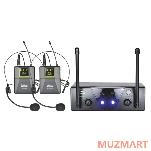XLine MD-262A-B Радиосистема двухканальная c двумя поясными передатчиками и головными гарнитурами