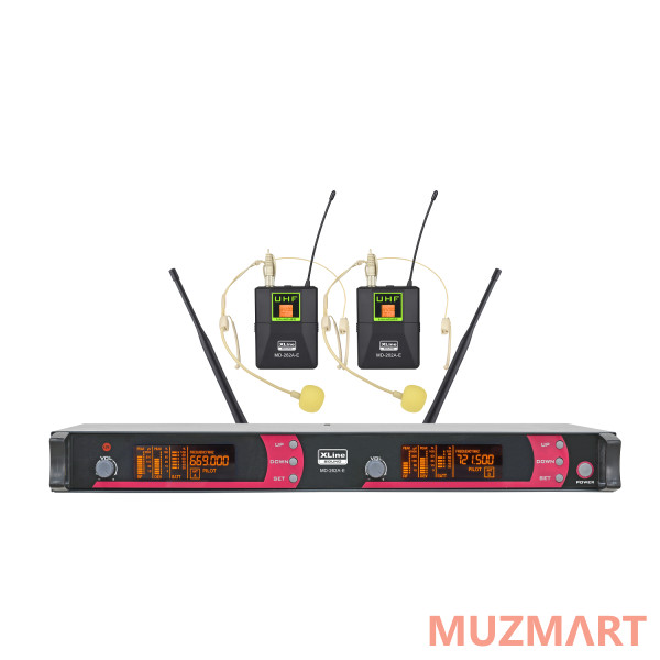 XLine MD-262A-E Радиосистема двухканальная c двумя поясными передатчиками
