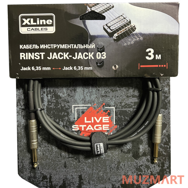 XLine Cables RINST JACK-JACK 03 Кабель инструментальный 3 м