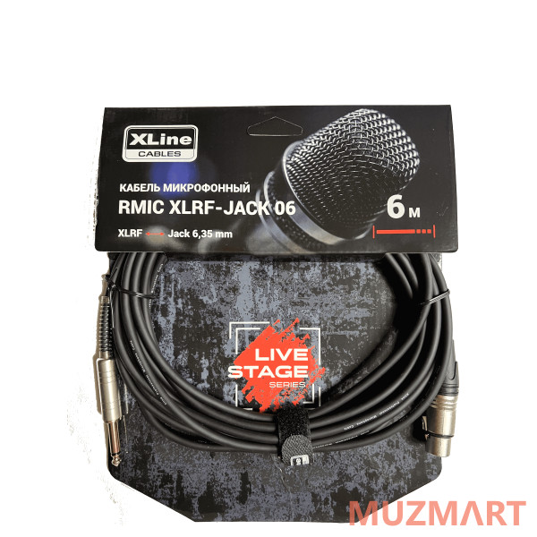 XLine Cables RMIC XLRF-JACK 06 Кабель микрофонный 6 м