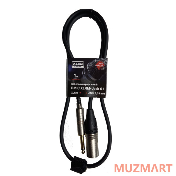 XLine Cables RMIC XLRM-JACK 01 Кабель микрофонный 1 м