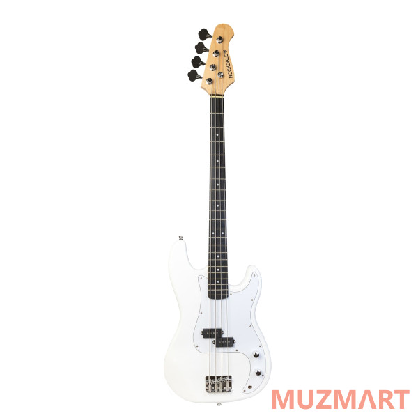 Rockdale Stars PB Bass White бас-гитара типа пресижн, цвет белый