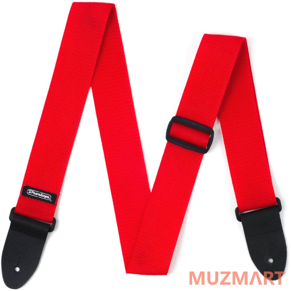 Dunlop D0701RD Poly Red Гитарный ремень