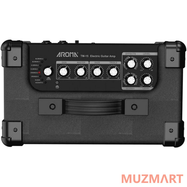 Aroma TM-15 BK Моделирующий гитарный комбо, 15 Вт