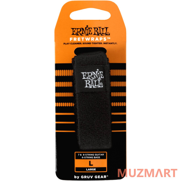 Ernie Ball 9614 Демпфер гитарный, длинный, для 6-струнных бас-гитар