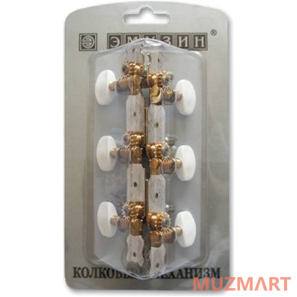 Emuzin 6МК-10(80) Механизм колковый для акустической гитары (80мм)