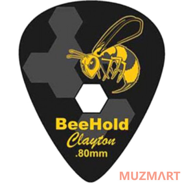 Clayton BHS80/36 - 0.80 mm BEE HOLD Медиаторы стандартные, 36 шт