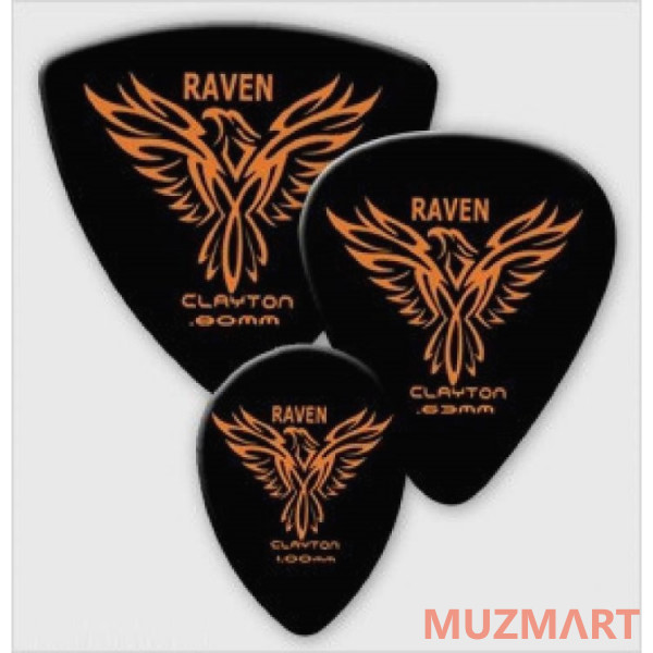 Clayton BJD Бокс с медиаторами BLACK RAVEN - 432 шт