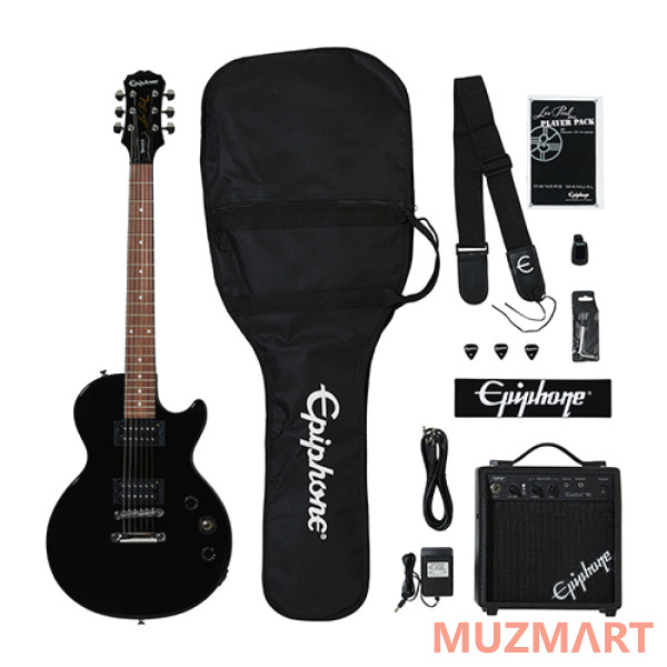Epiphone Les Paul Electric Guitar Player Pack Ebony Электрогитара (комплект)
