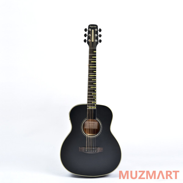 PopuMusic Poputar T1 Smart Guitar Travel Edition Black Умная акустическая гитара уменьшенного размера