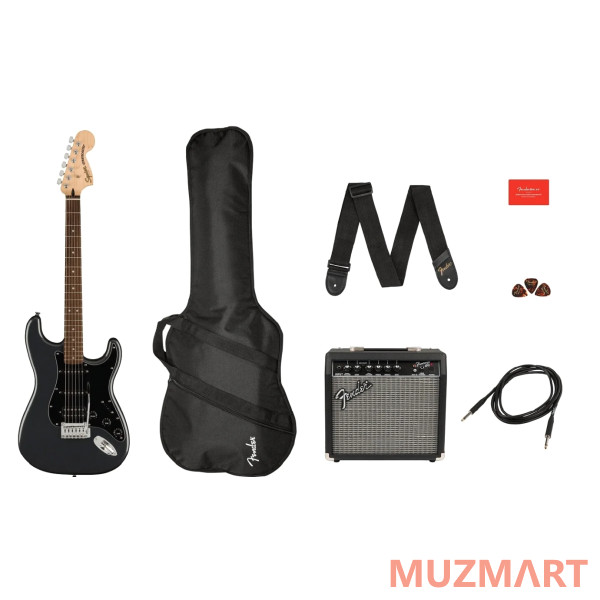 Squier Affinity 2021 Precision Bass PJ Pack MN Black Комплект с комбоусилителем