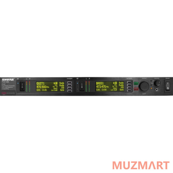 Shure P10TE L9E 790 - 822MHz Двухканальный передатчик системы персонального мониторинга PSM1000