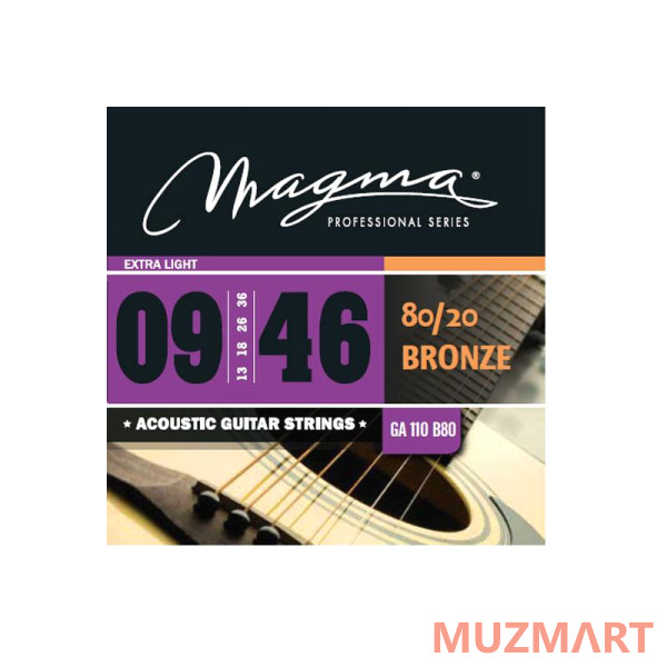 Magma Strings GA110B80 Струны для акустической гитары 9-46
