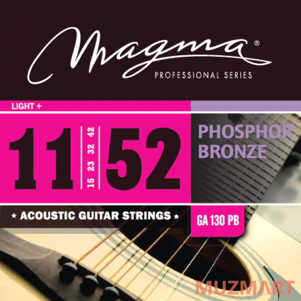 Magma Strings GA130PB Струны для акустической гитары 11-52