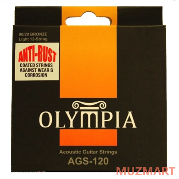Olympia AGS 120 Acoustic 80/20 Bronze Струны для 12-ти струнной гитары